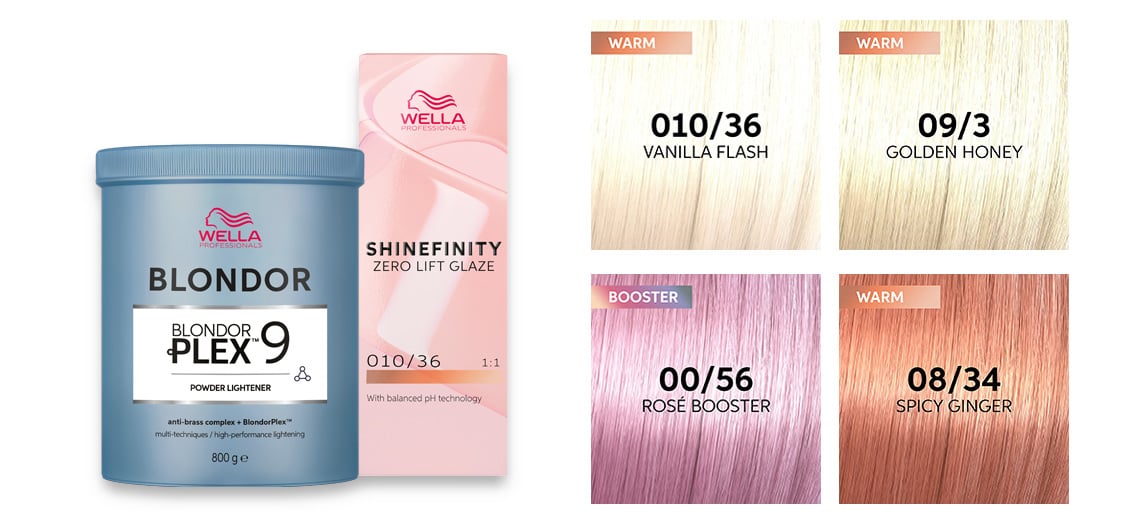 Wella get the look Pink Haze step 1